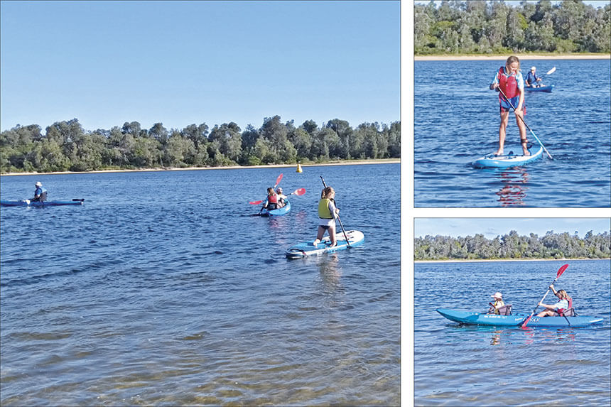 Girl guides venture to the water